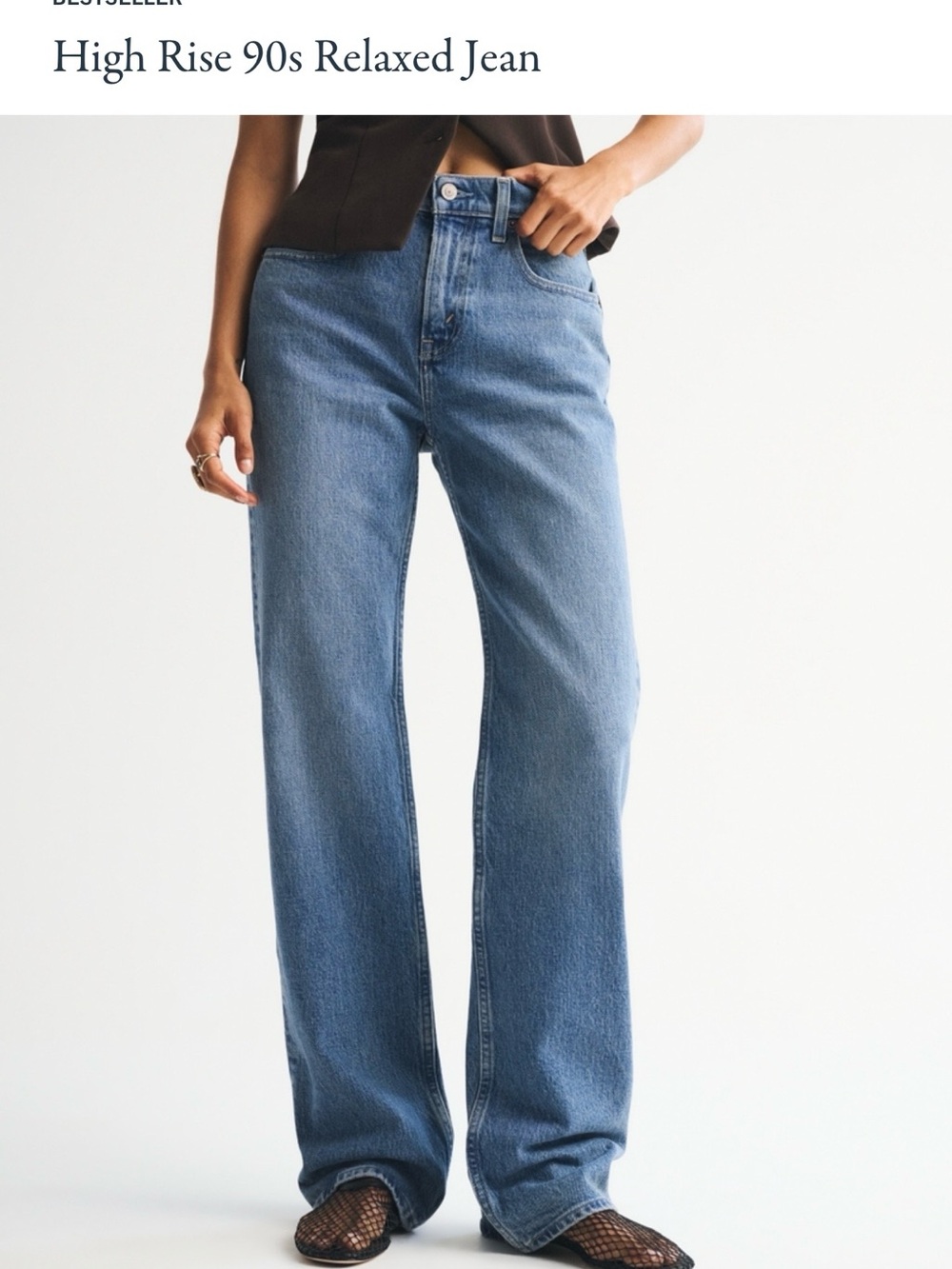 Abercrombie & Fitch- The 90s Relaxed Jean High Rise (Size 26)